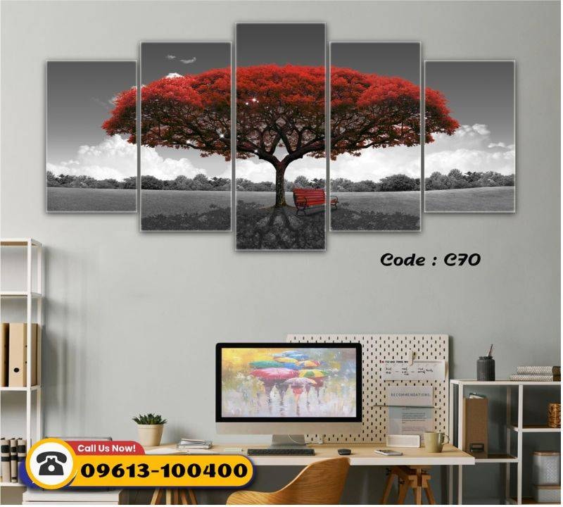 5 Panel Wall Canvas #Code-C70